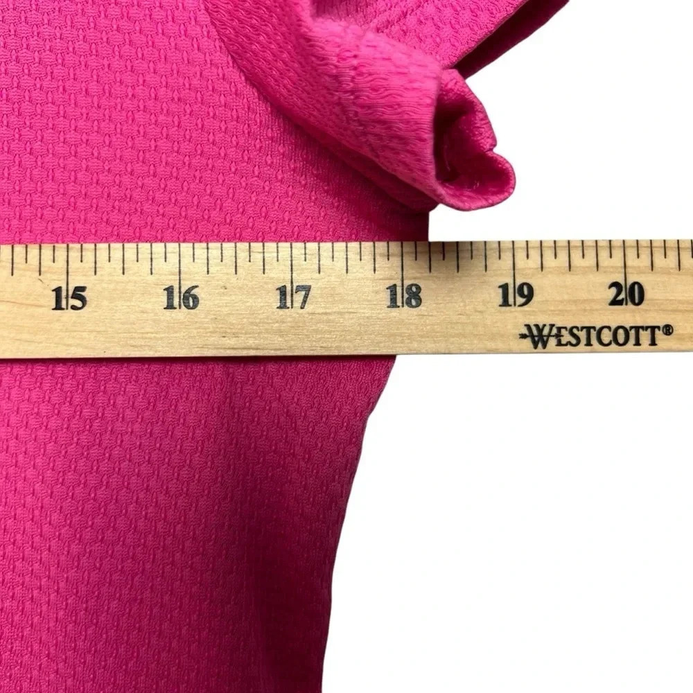 Under Armour Pink HeatGear Armour Loose Short Sleeve Shirt Women's Size XS - Picture 5 of 7